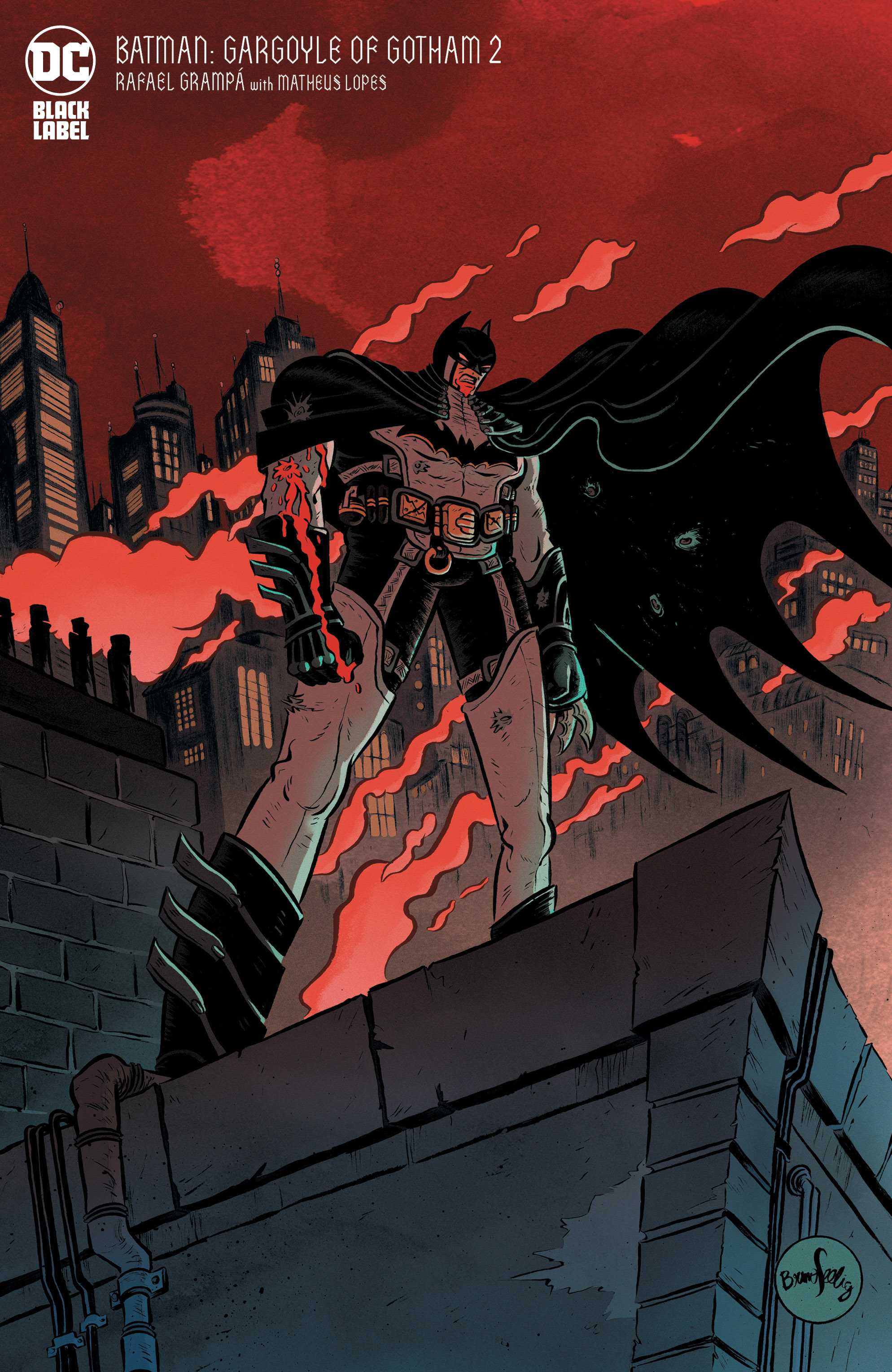 Batman Gargoyle of Gotham #2 Cover F 1 for 50 Incentive Bruno Seelig Variant (Mature) (Of 4)