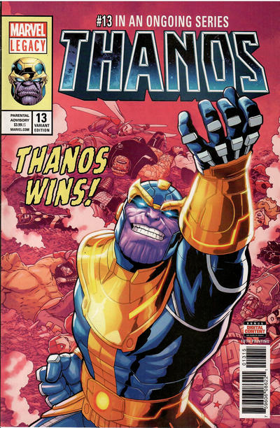 Thanos #13 [5th Printing Unknown Comics Jacen Burrows Virgin Variant]-Very Fine