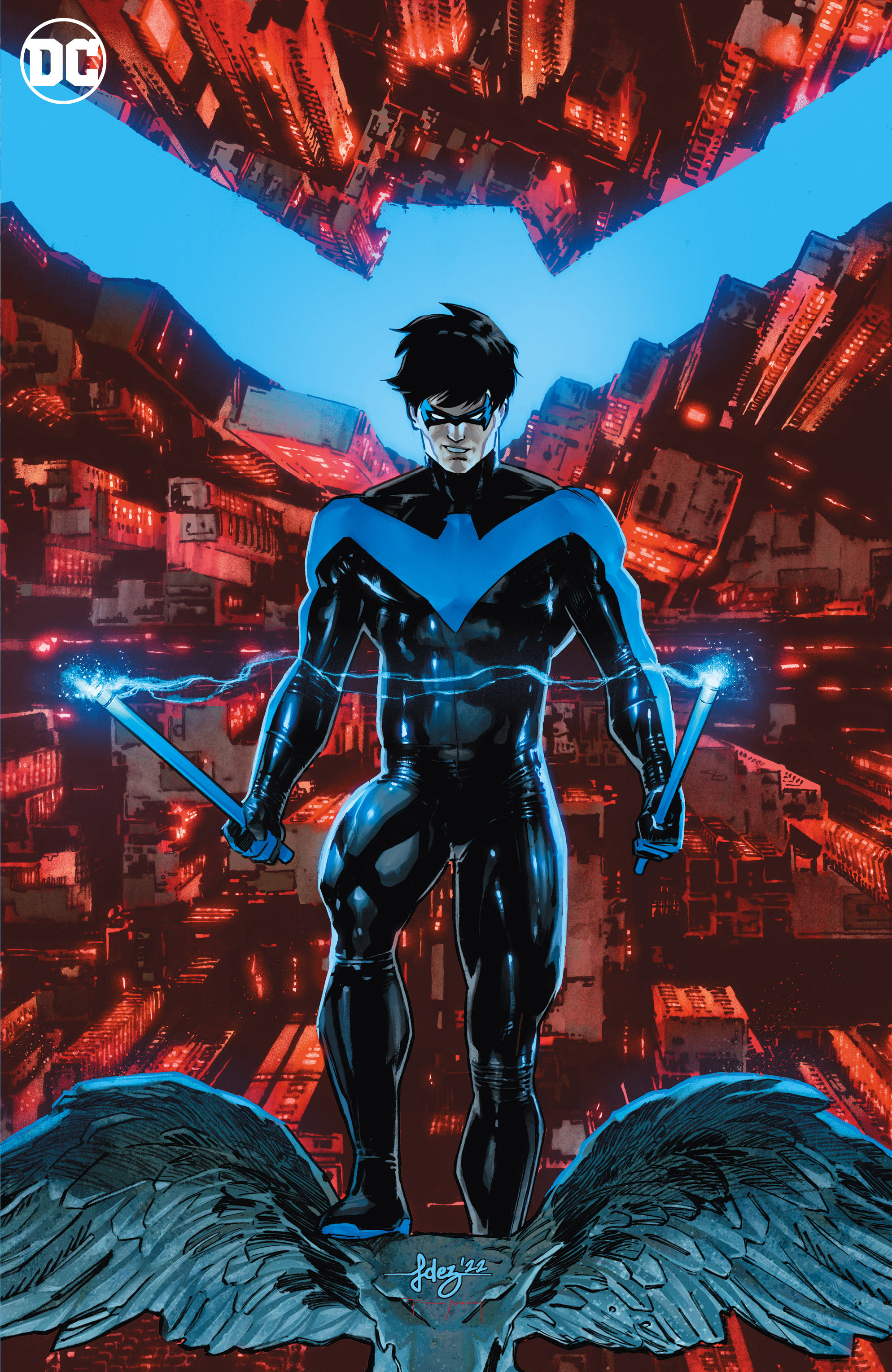 Nightwing #100 Cover E Javier Fernandez Card Stock Variant (2016)