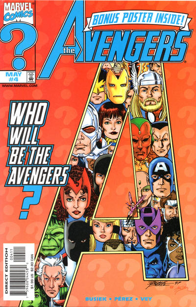 Avengers #4 [Direct Edition]-Very Fine (7.5 – 9)