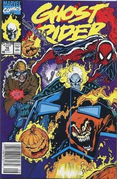 Ghost Rider #16 [Newsstand](1990)-Fine (5.5 – 7)