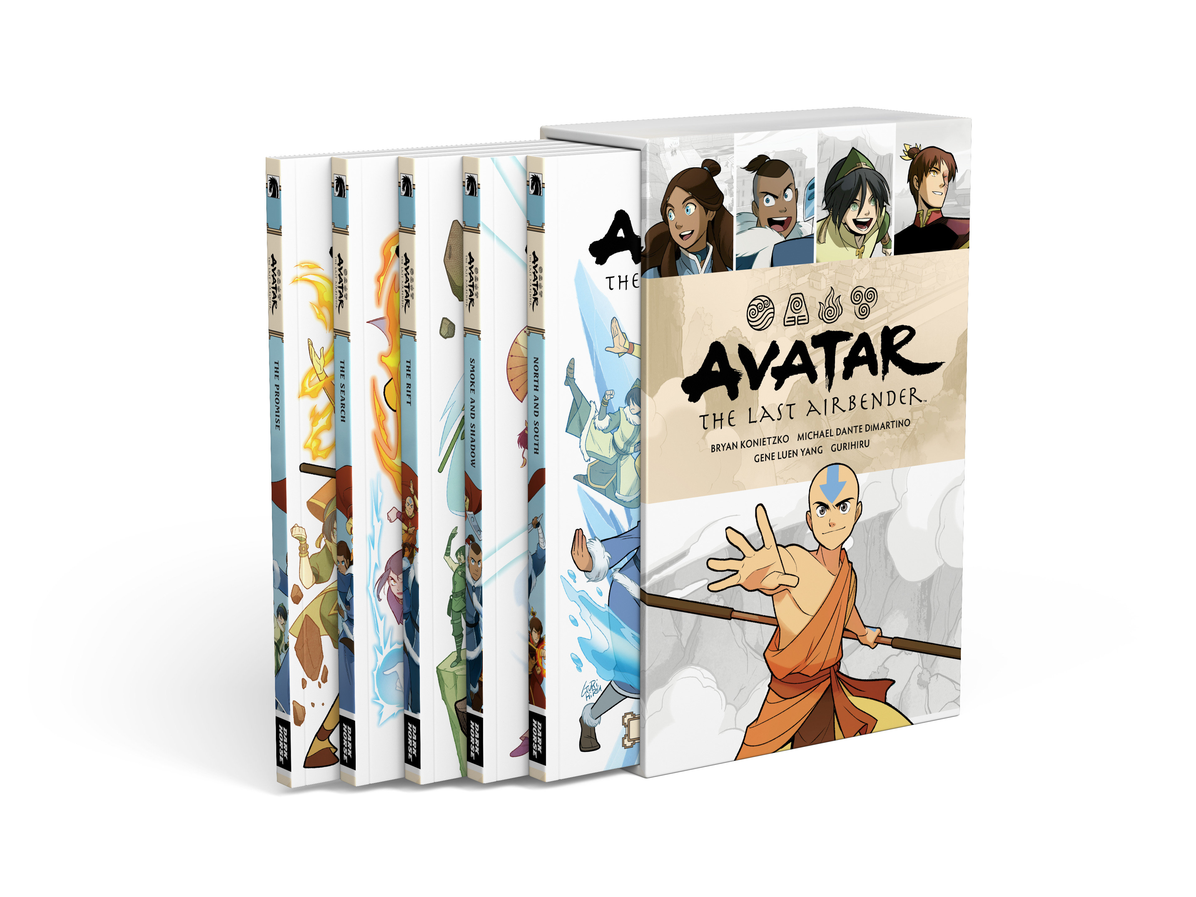 Avatar The Last Airbender Omnibus Graphic Novel Boxed Set Volume 1