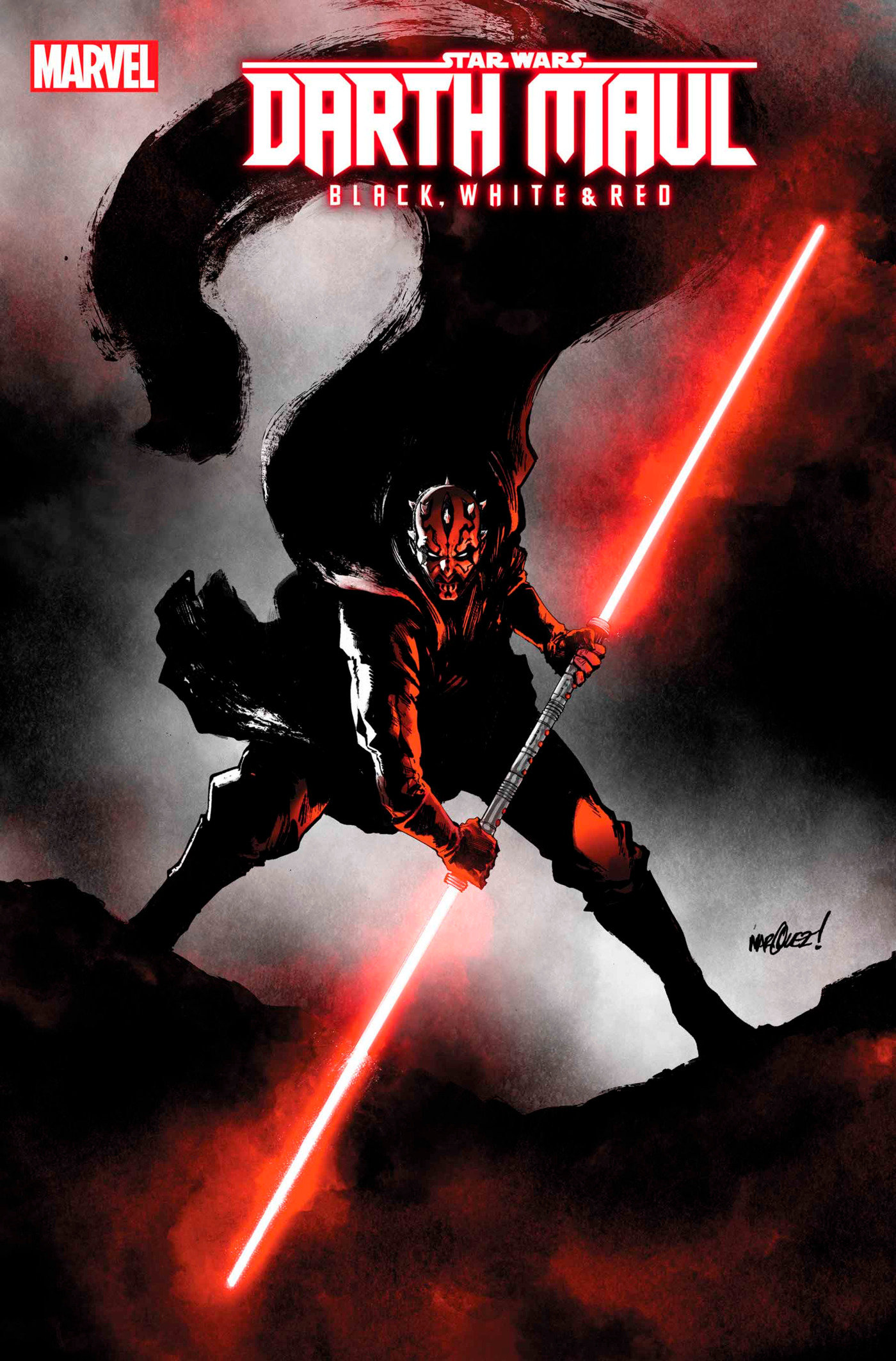 Star Wars Darth Maul - Black, White & Red #3 David Marquez Variant 1 for 25 Incentive