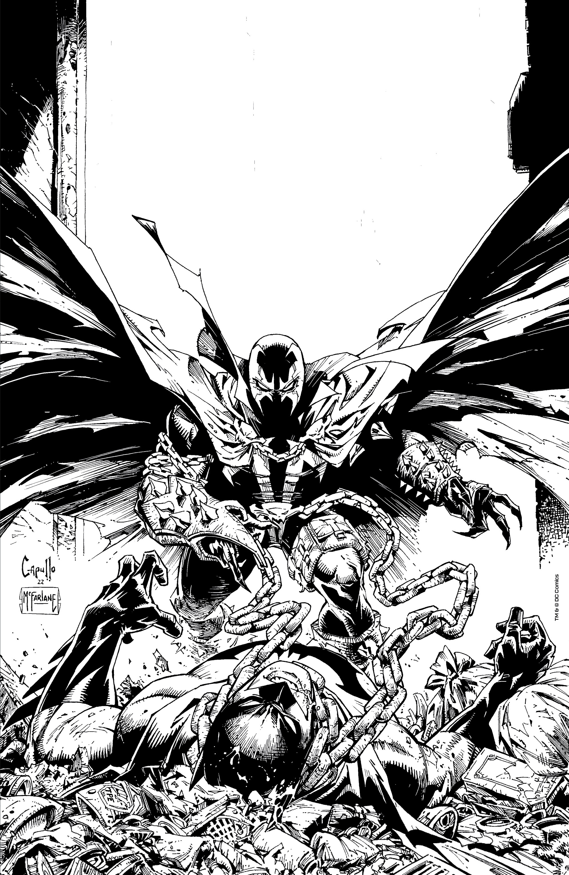 Batman Spawn #1 (One Shot) Cover P 1 For 666 Incentive Todd McFarlane Signed Variant