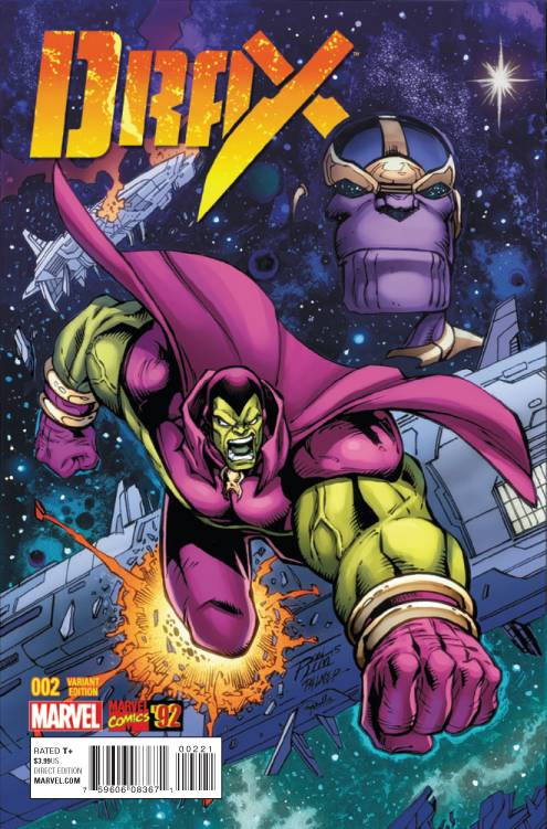Drax #2 (2015) 1 for 20 Lim Marvel 92 Variant