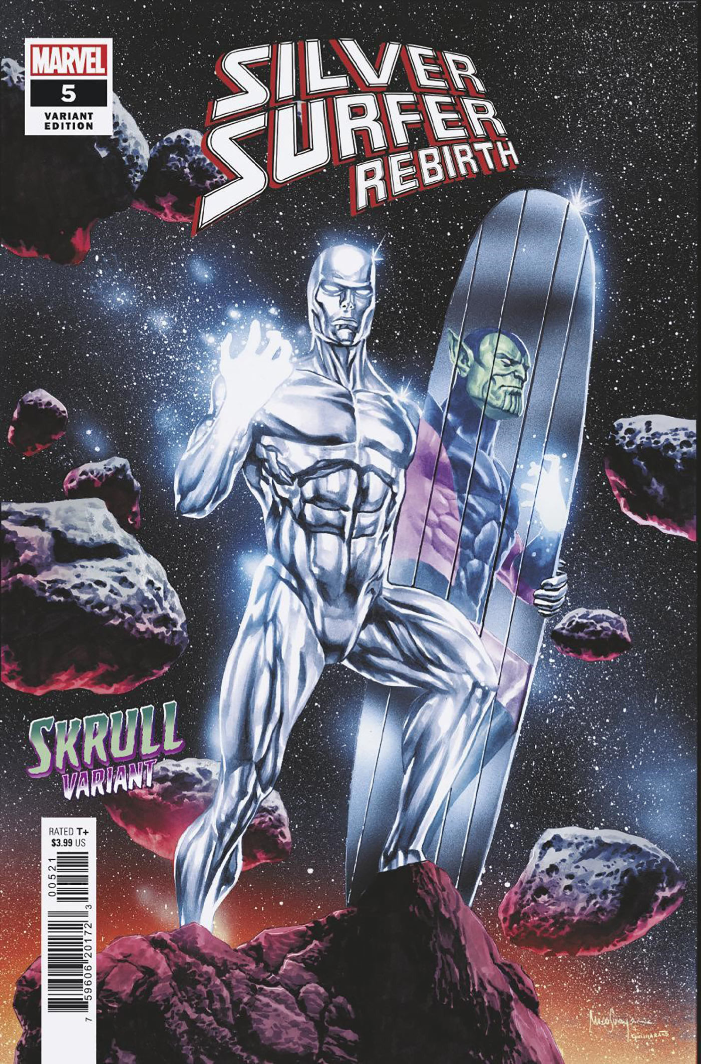 Silver Surfer Rebirth #5 Suayan Skrull Variant (Of 5)