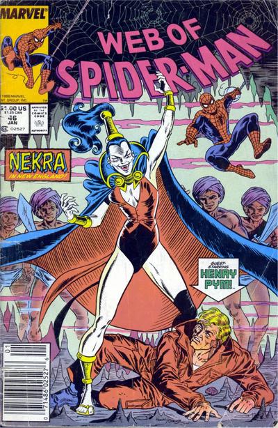 Web of Spider-Man #46 [Newsstand]-Very Good (3.5 – 5)