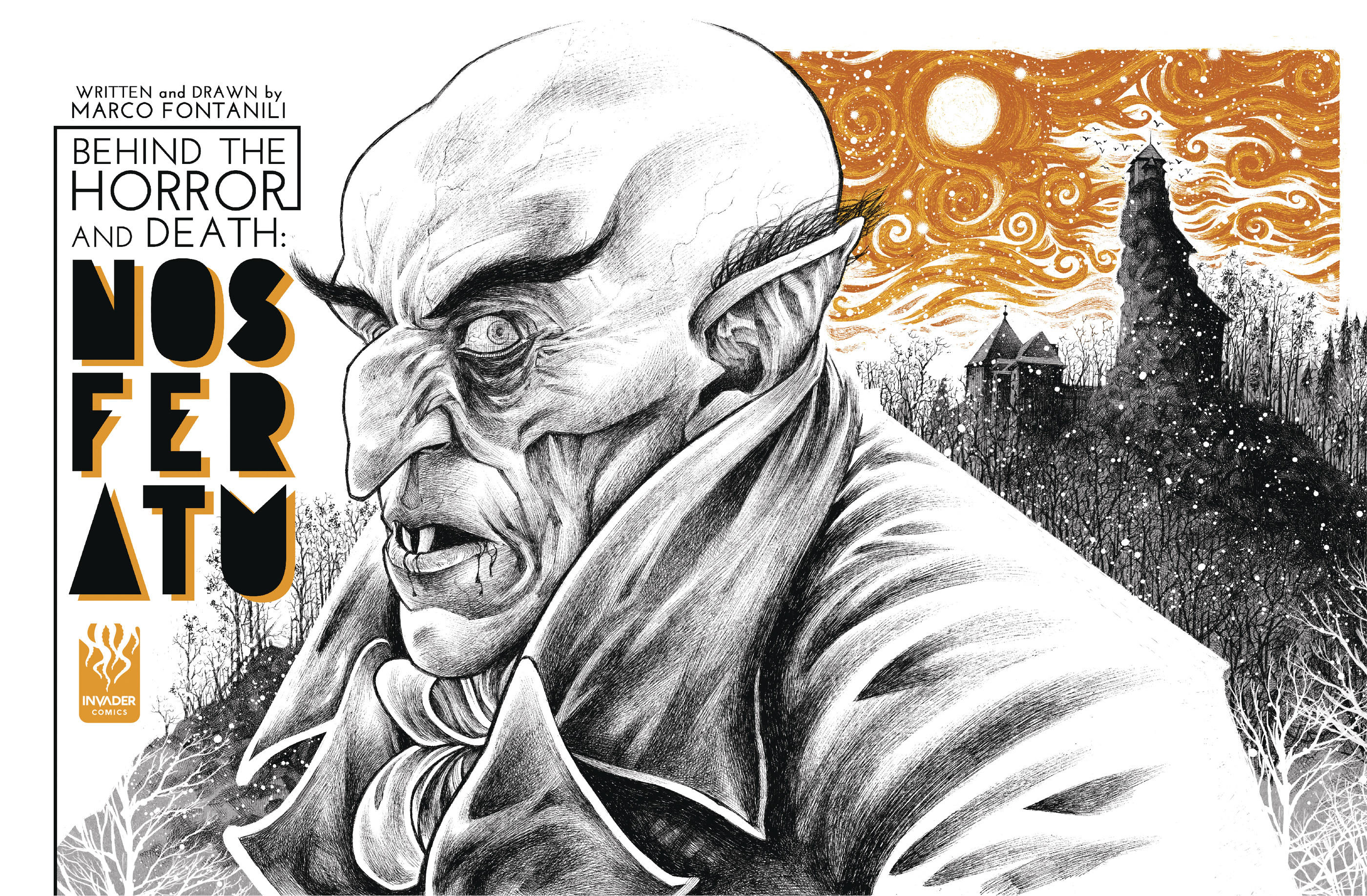 Behind The Horror And Death Nosferatu Graphic Novel 2 Copy Incentive