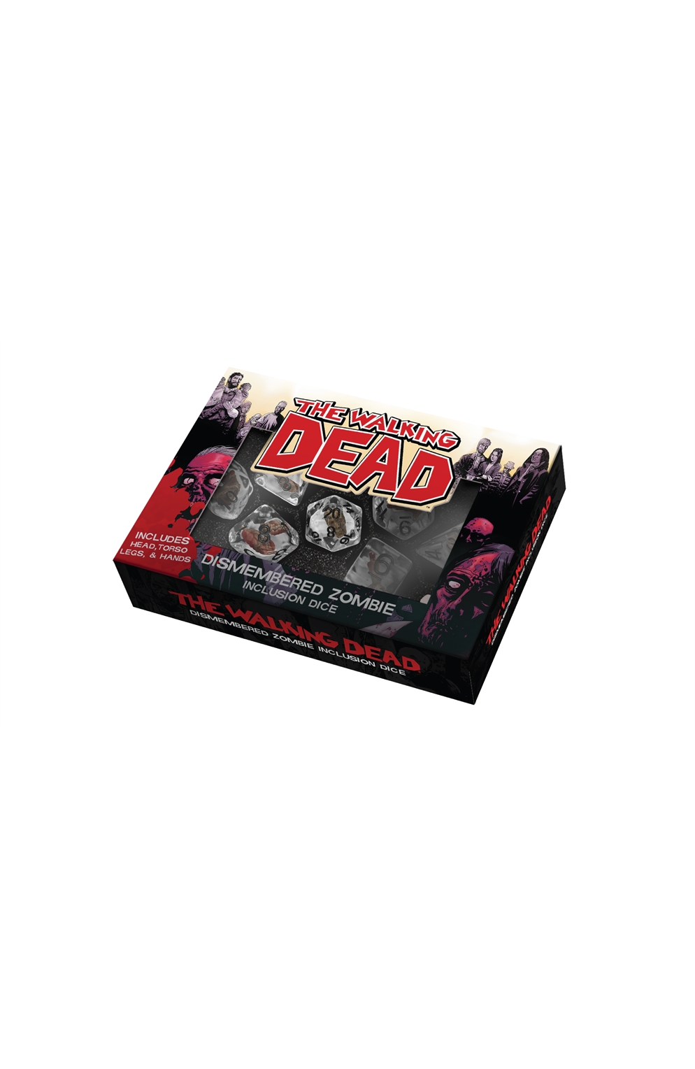 Fanroll The Walking Dead Dismembered Zombie Dice