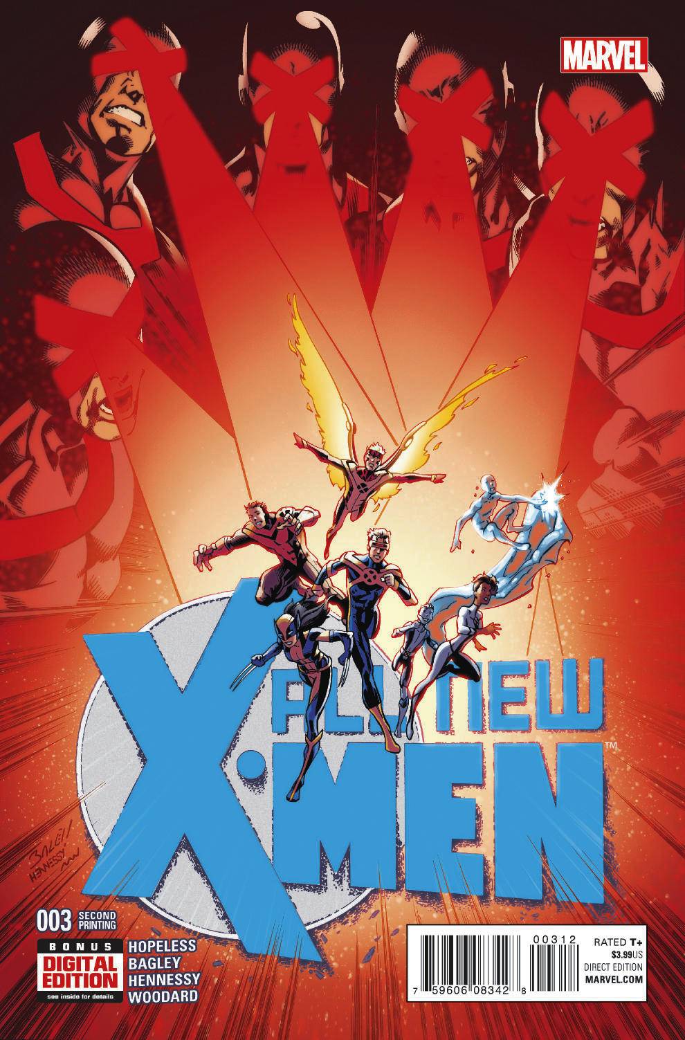 All New X-Men #3 Bagley 2nd Printing Variant