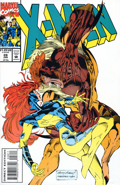 X-Men #28 [Direct Edition]-Very Fine 