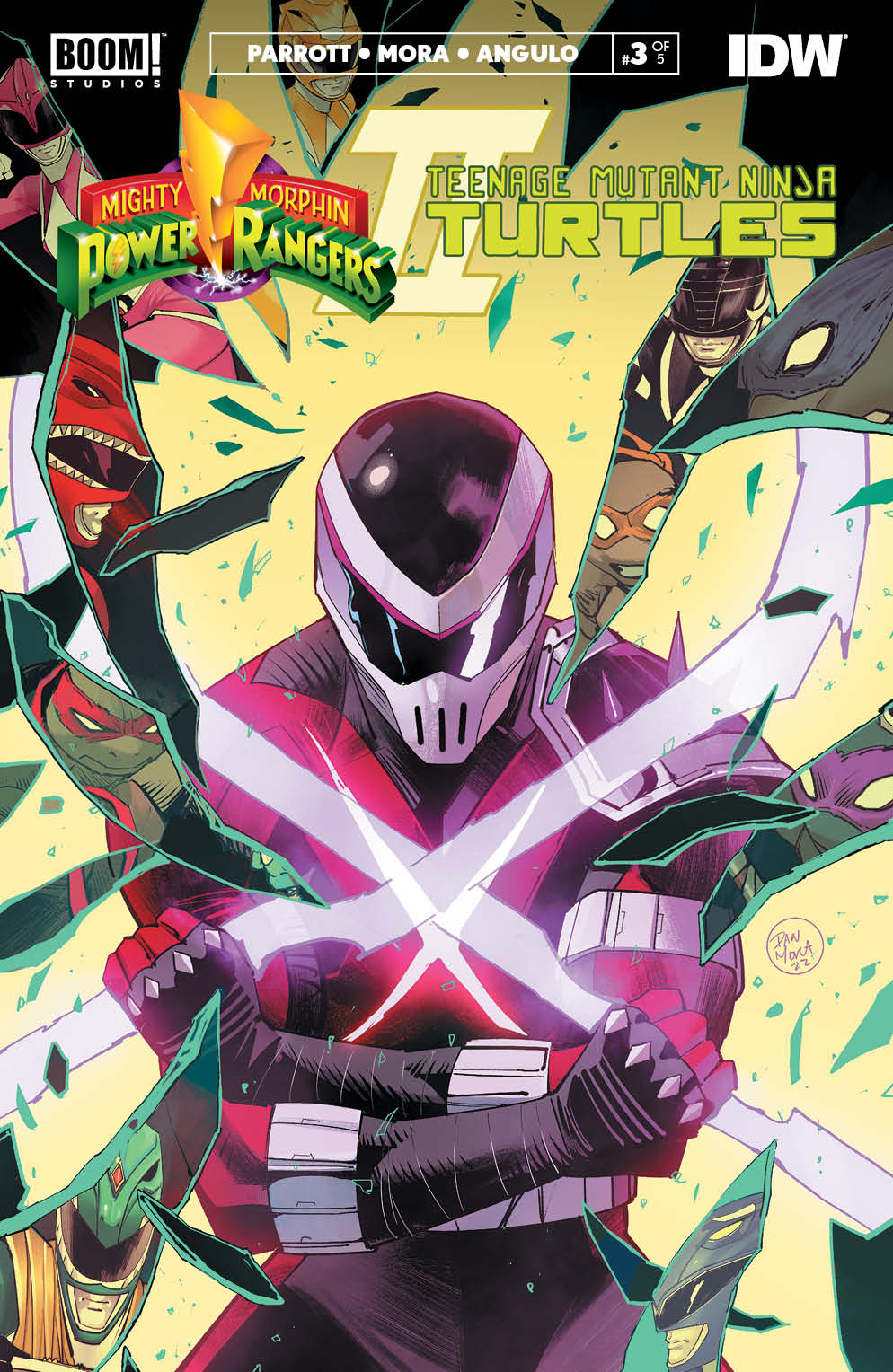 Mighty Morphin Power Rangers Teenage Mutant Ninja Turtles II #3 Cover A Mora (Of 5)