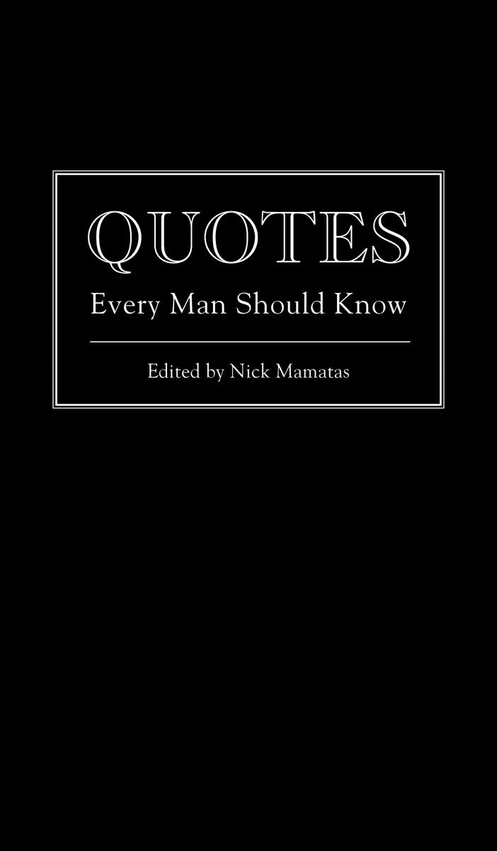 Quotes Every Man Should Know (Hardcover Book)