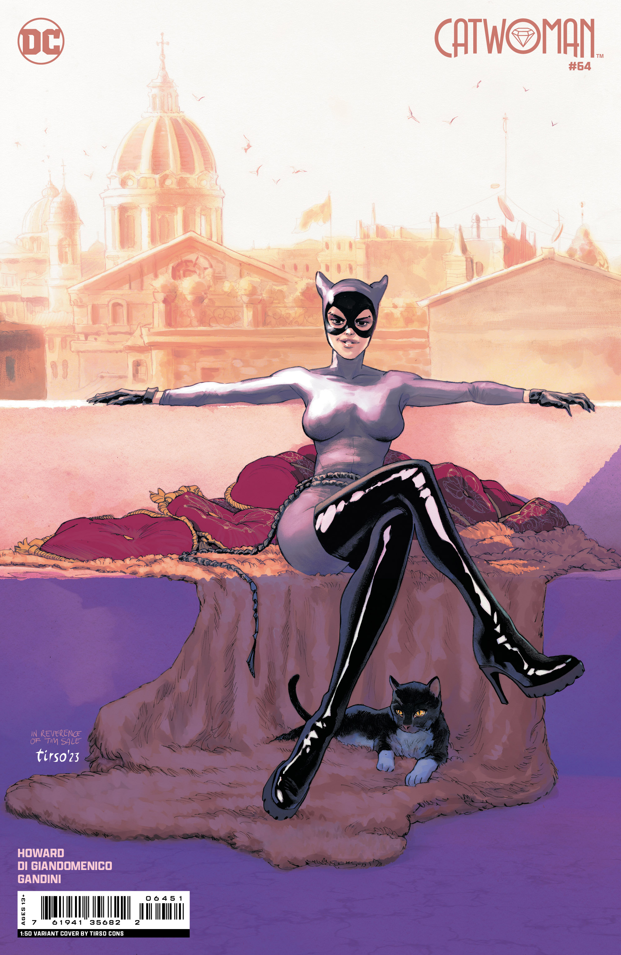 Catwoman #64 Cover F 1 for 50 Incentive Tirso Cons Card Stock Variant