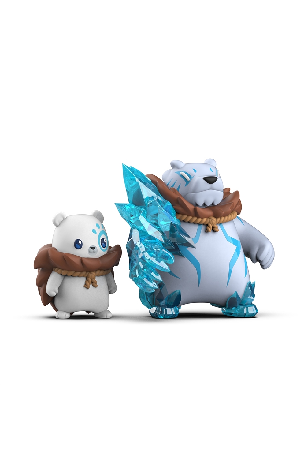 Casting Shadows Vinyl Figures Set: Frost Polarpaw & Frost The Merciless