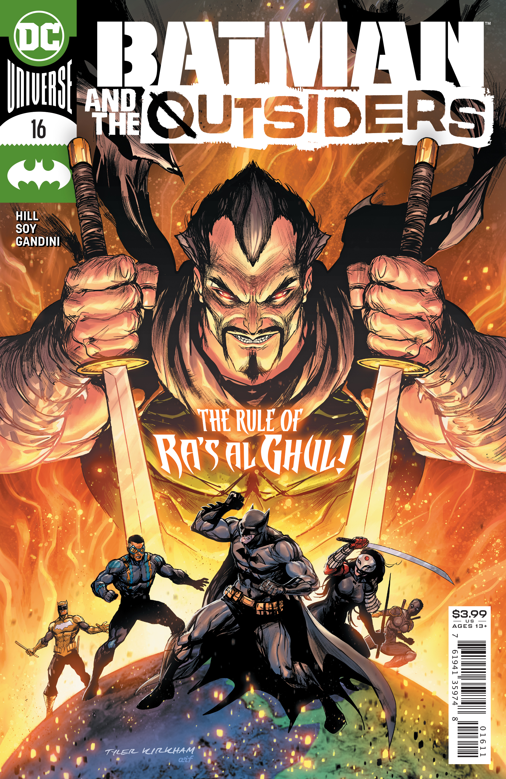Batman & the Outsiders #16 Cover A Tyler Kirkham