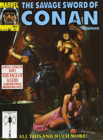 The Savage Sword of Conan #181 [Direct]