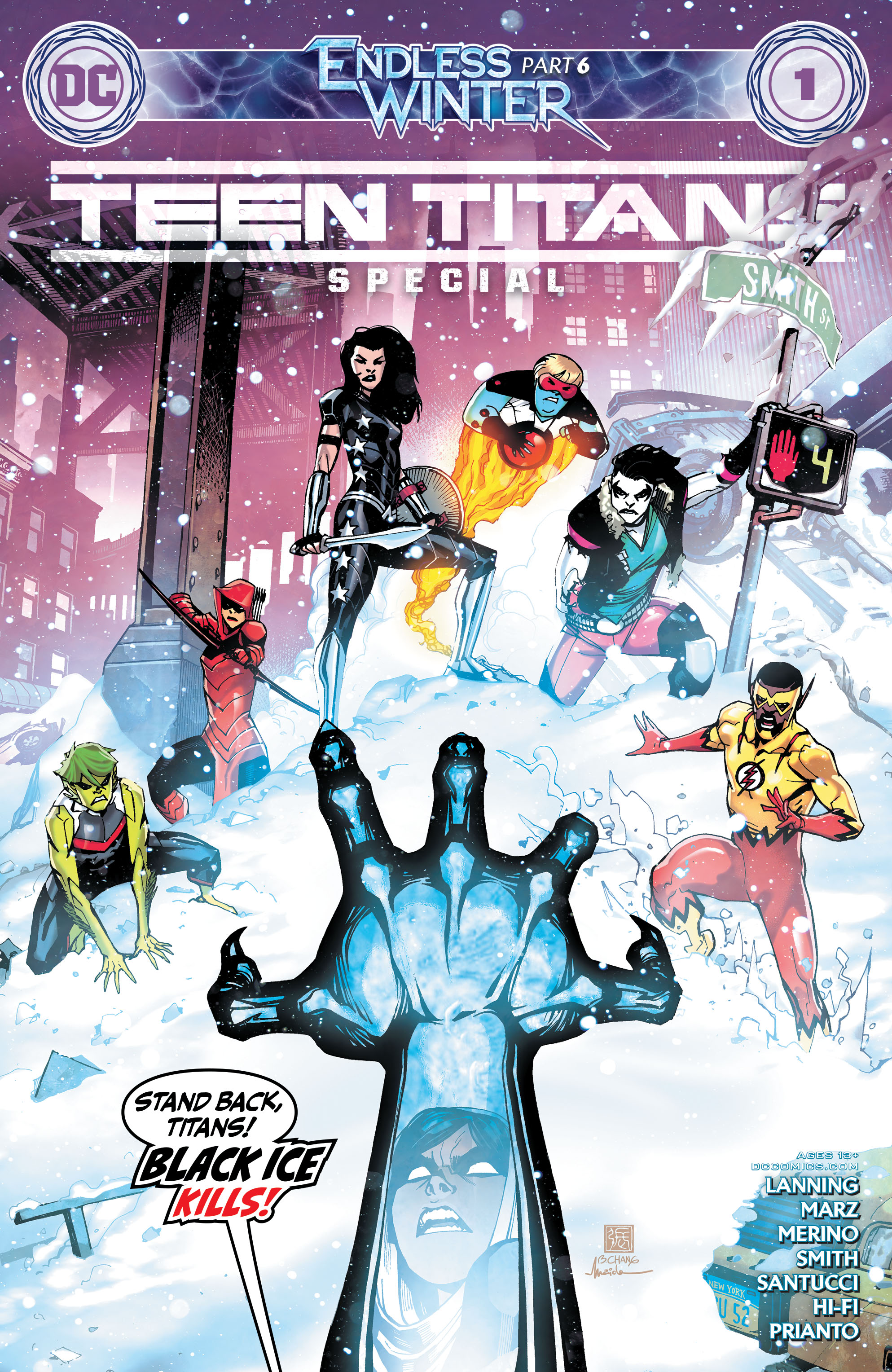 Teen Titans Endless Winter Special #1 (One Shot) Cover A Bernard Chang