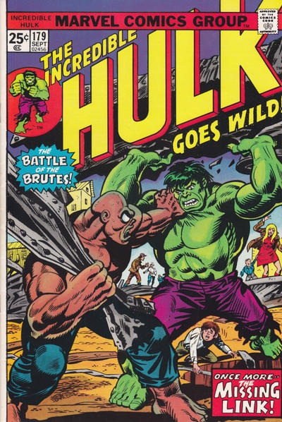 The Incredible Hulk #179 [Mark Jewelers] - Vg+