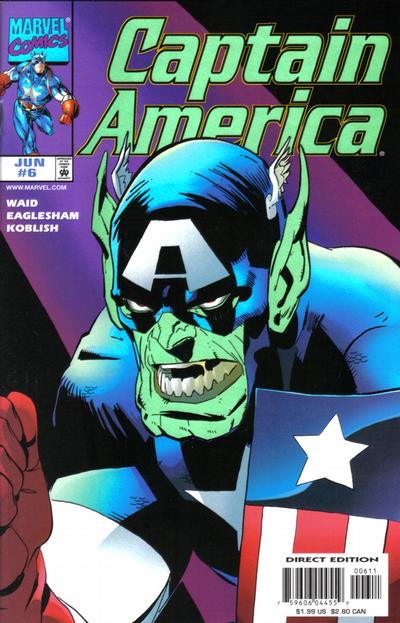 Captain America #6 [Direct Edition] - Vf/Nm 9.0