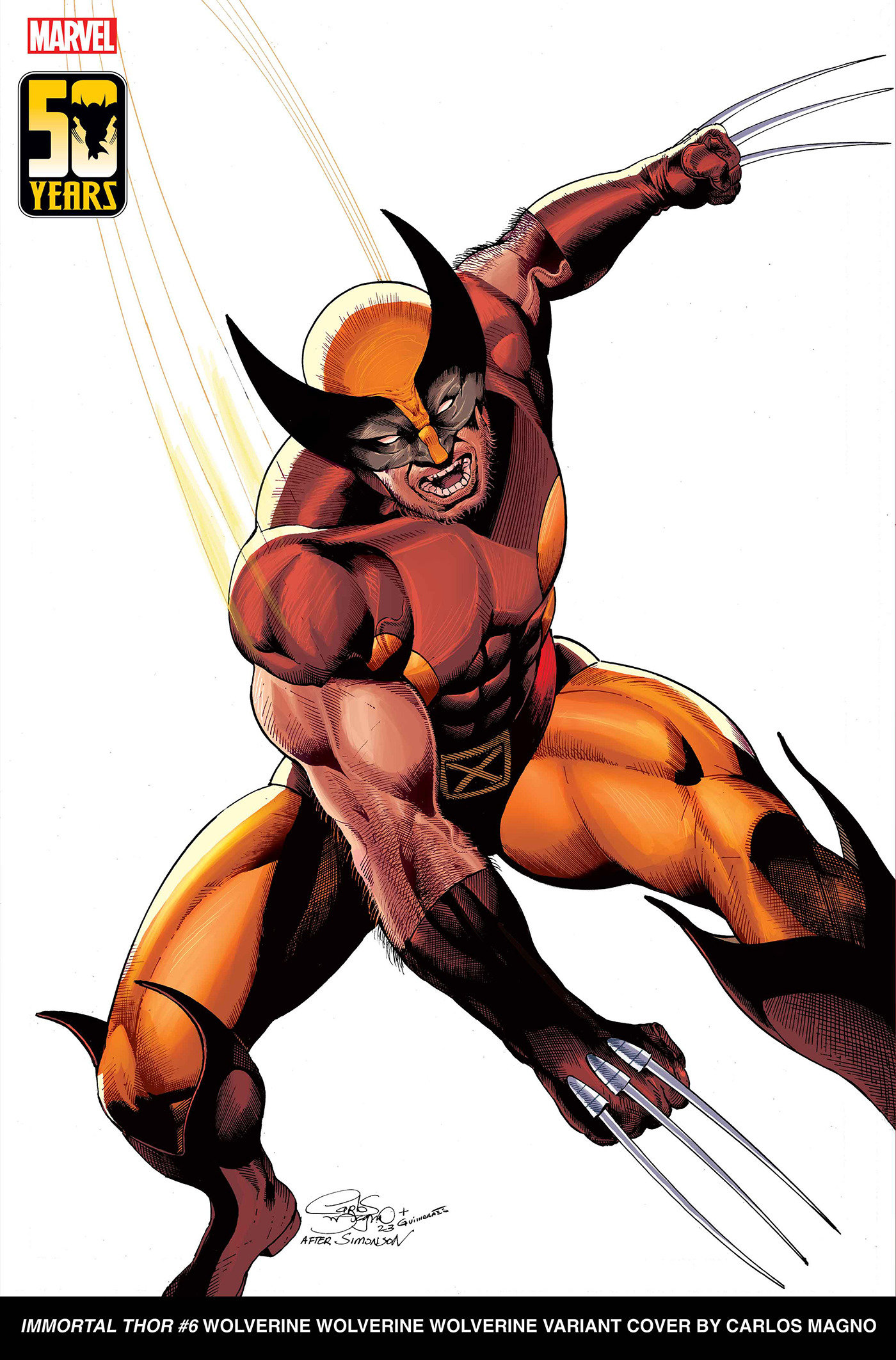 Immortal Thor #6 Carlos Magno Wolverine Wolverine Wolverine Variant