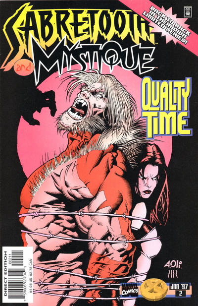 Mystique & Sabretooth #2-Very Fine (7.5 – 9)