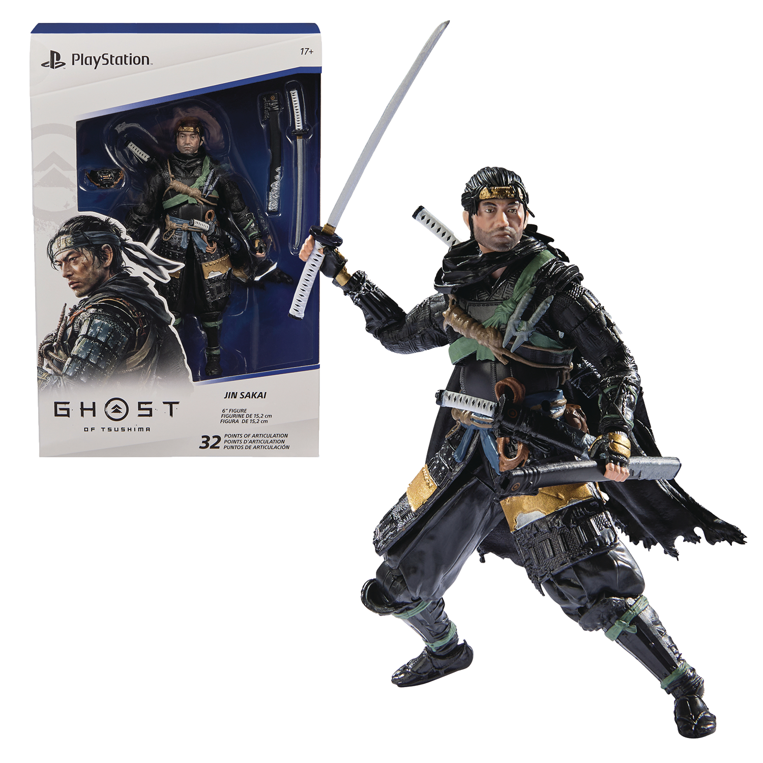 Ghost of Tsushima Jin Sakai 6 inch Action Figure