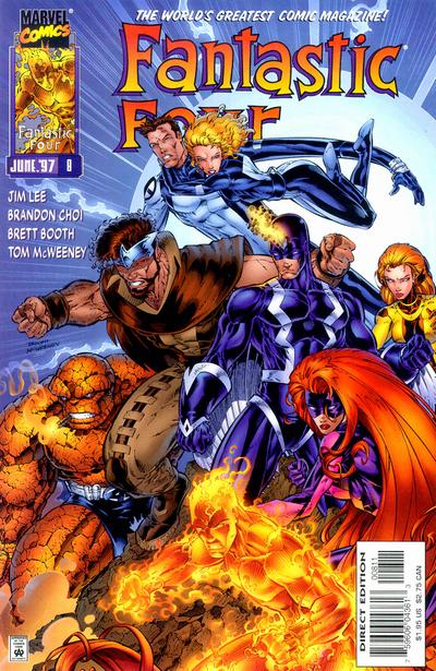 Fantastic Four #8 (1996) [Direct Edition]-Very Good (3.5 – 5)