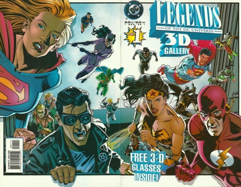 Legends of The DC Universe 3-D Gallery #1-Very Fine