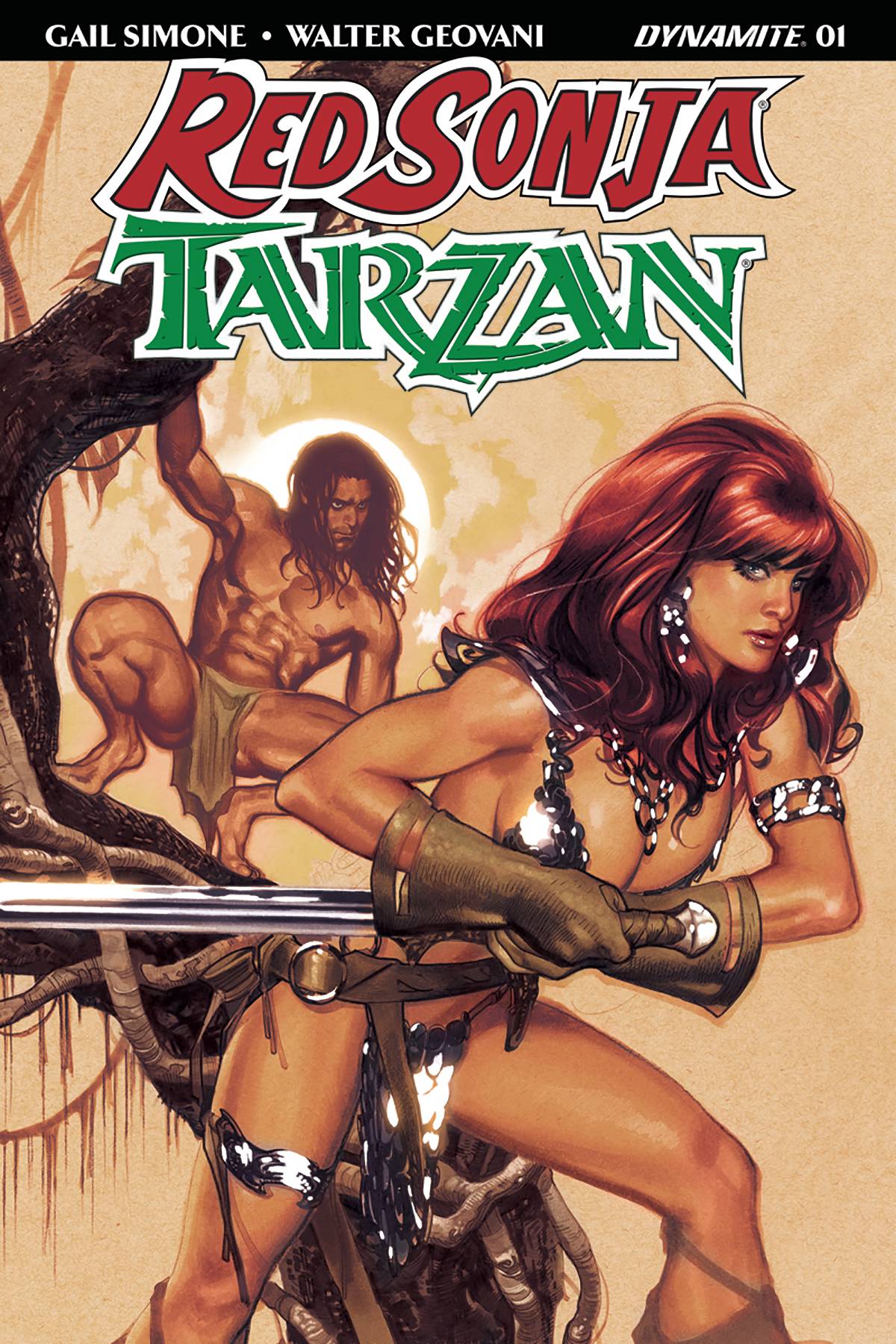 Red Sonja Tarzan #1 Cover A Hughes