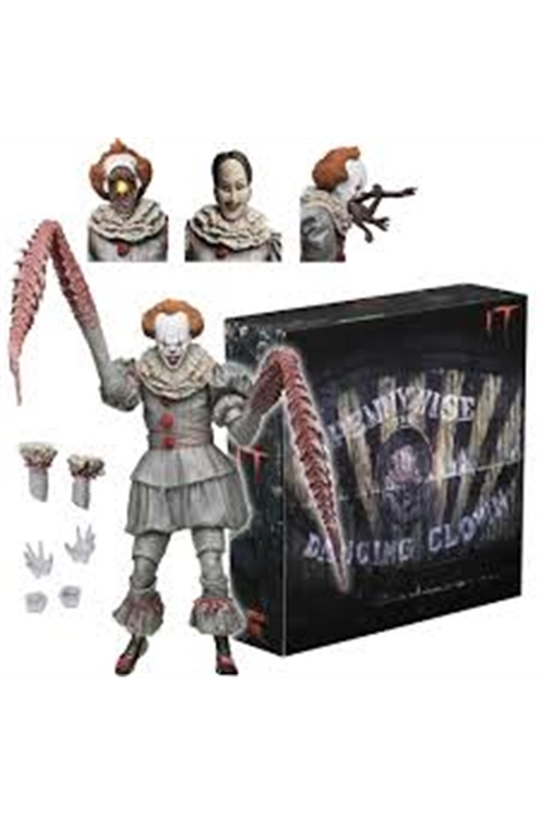 Neca It 7” Scale Action Figure Ultimate Pennywise The Dancing Clown Pre-Owned