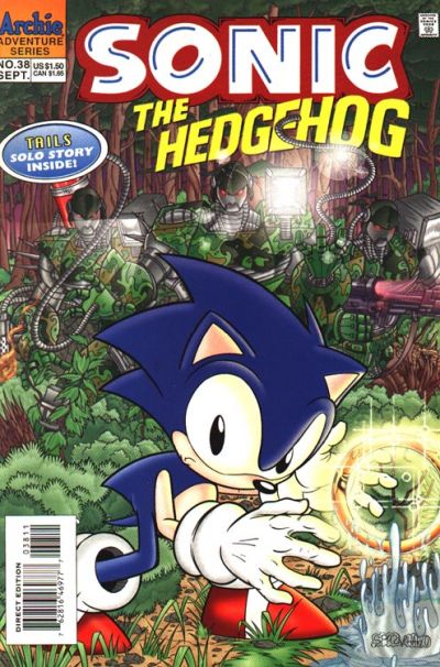 Sonic The Hedgehog #38-Very Fine (7.5 – 9)