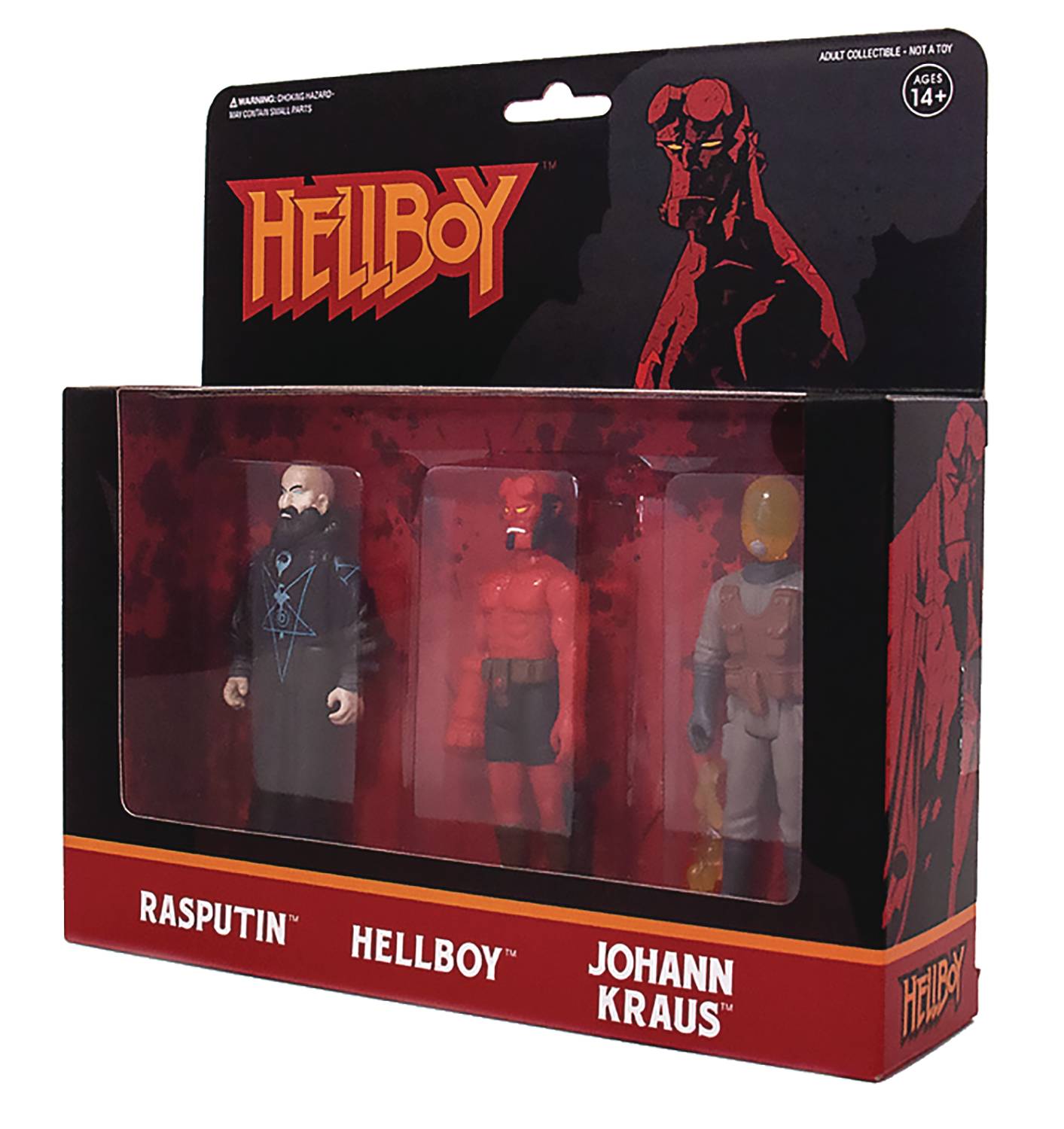 Hellboy Reaction Figures Action Figure 3 Pack Pack B