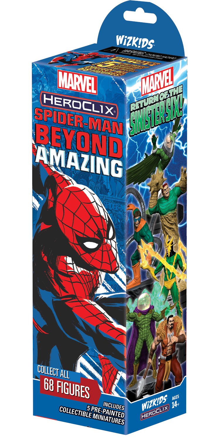 Marvel Heroclix Spider-Man Beyond Amazing Booster Pack