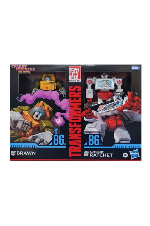 Transforomers Studio Series Transformers The Movie 86 27-29 Brawn And Ratchet 2-Pack