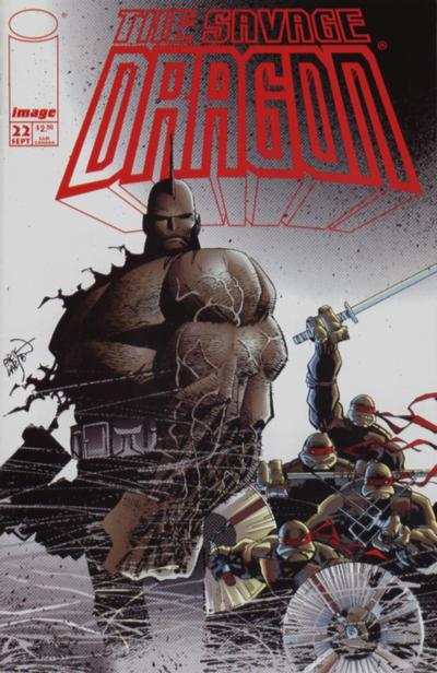 Savage Dragon #22 [Direct]-Very Fine (7.5 – 9) Simon Bisley Pin-Up