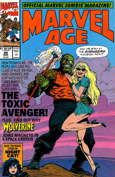 Marvel Age #98-Fine (5.5 – 7)