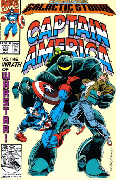 Captain America #398 [Direct]-Very Fine 