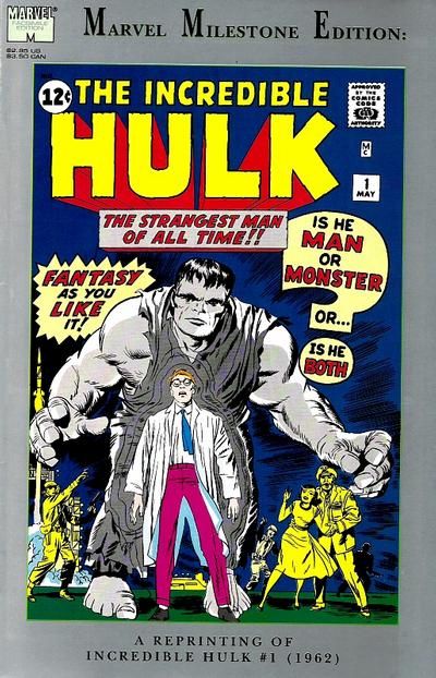 Marvel Milestone Edition: The Incredible Hulk #1 #1-Very Good (3.5 – 5)