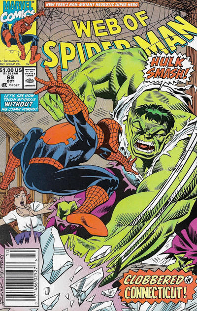 Web of Spider-Man #69 [Newsstand]-Good (1.8 – 3)