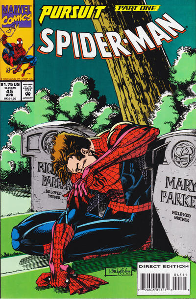 Spider-Man #45 [Newsstand]-Very Fine (7.5 – 9)