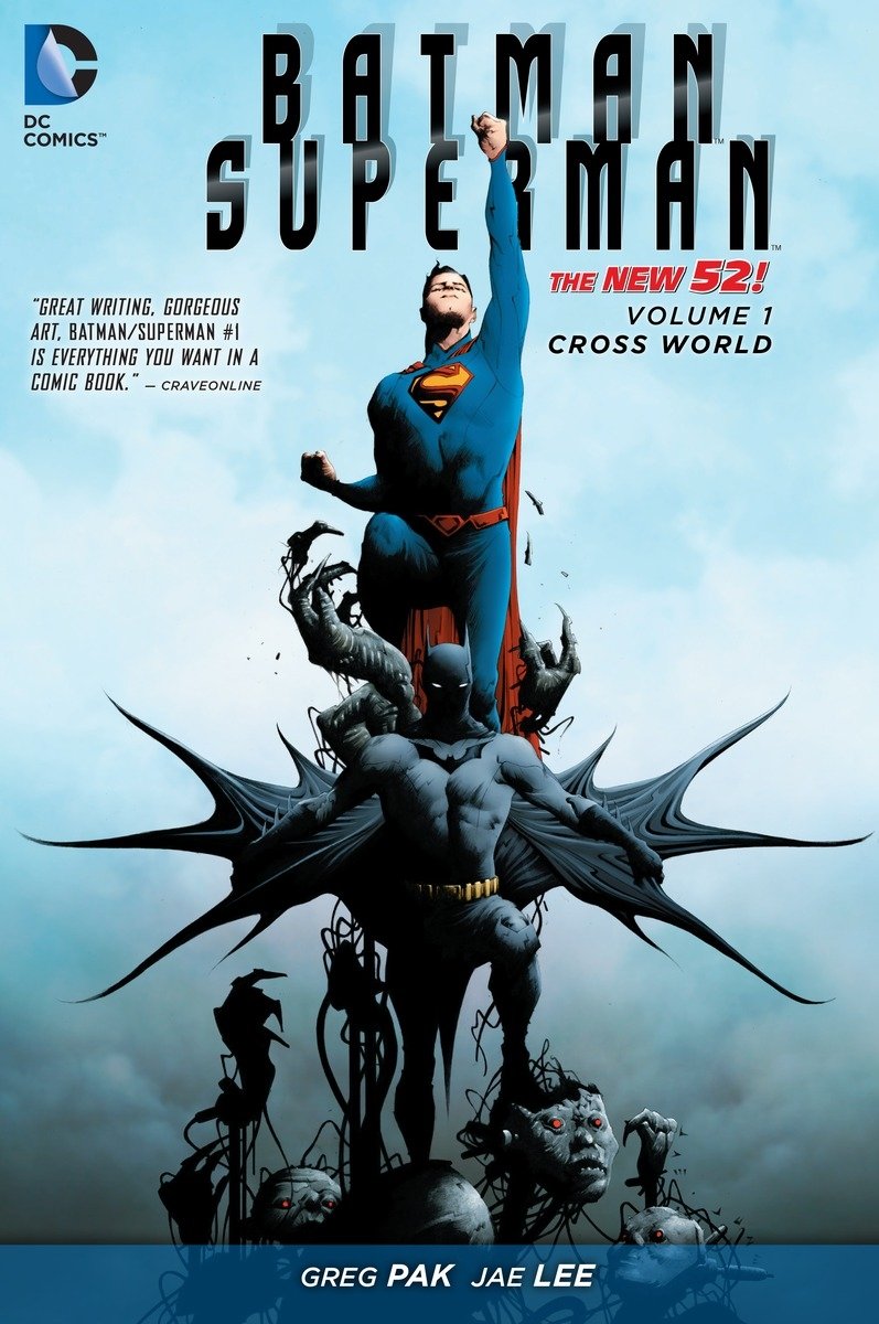 Batman Superman Hardcover Volume 1 Cross World (New 52)