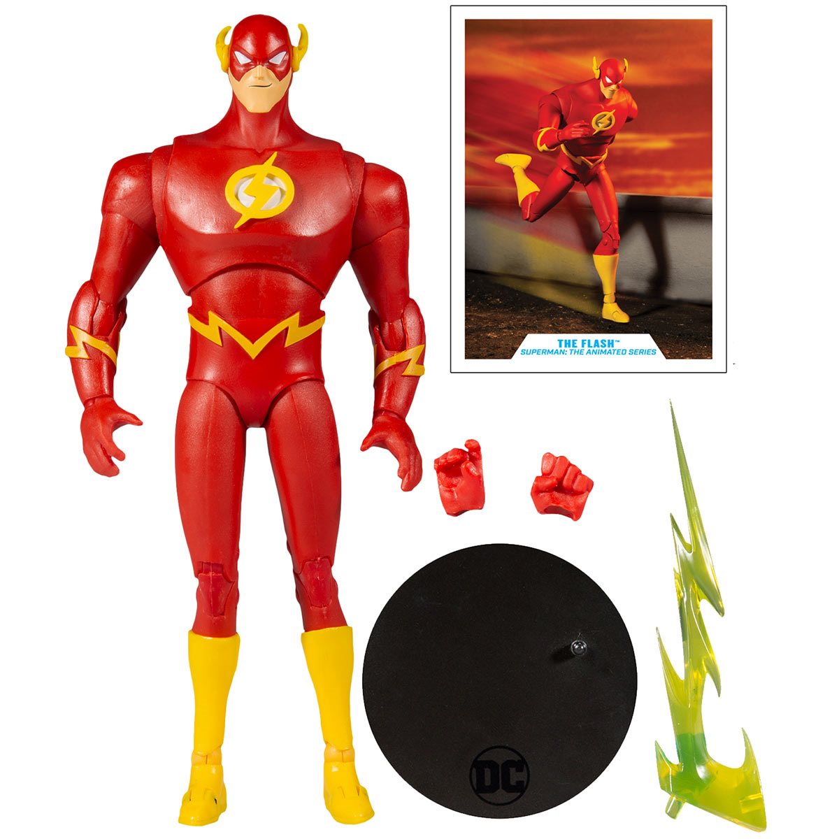 DC Multiverse The Flash Superman: The Animated Series 7-Inch Scale Action Figure