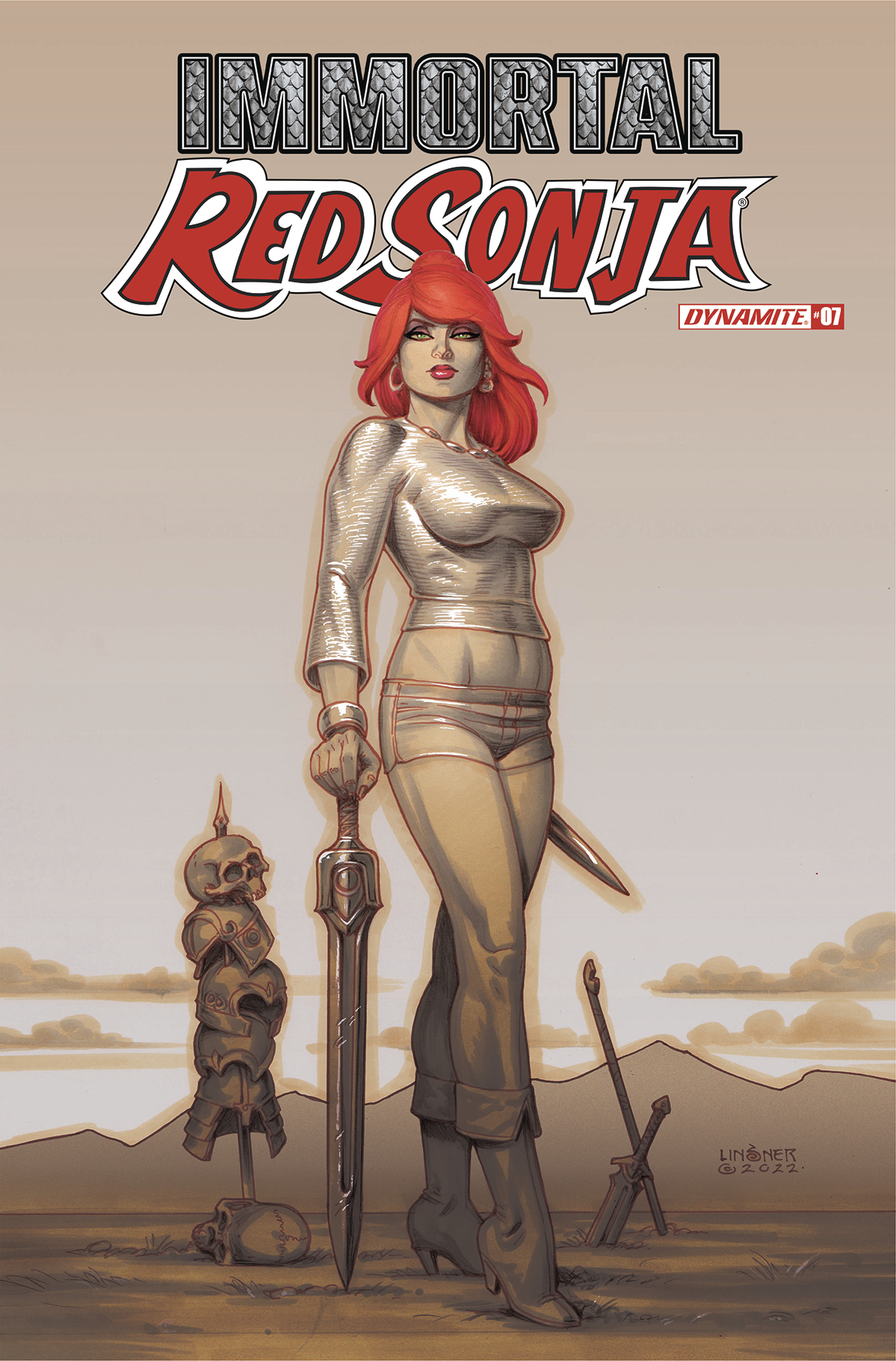 Immortal Red Sonja #7 Cover C Linsner