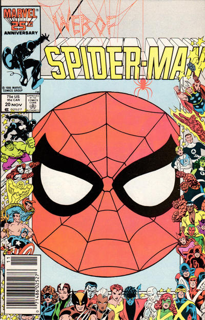 Web of Spider-Man #20 [Newsstand](1985)-Fine (5.5 – 7)