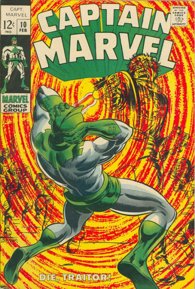 Captain Marvel #10 - Vg-