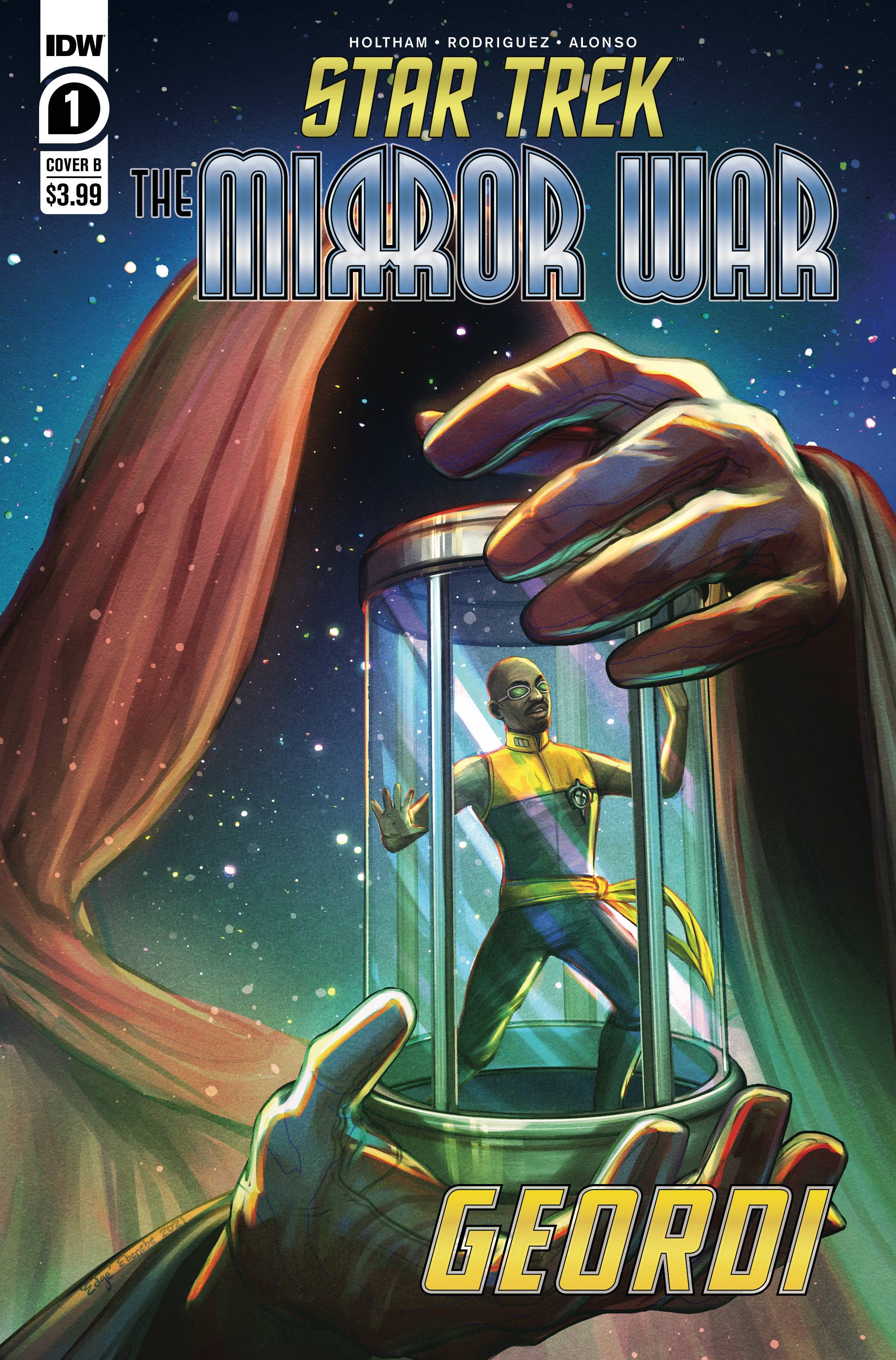 Star Trek Mirror War Captain La Forge Cover B Ebenebe