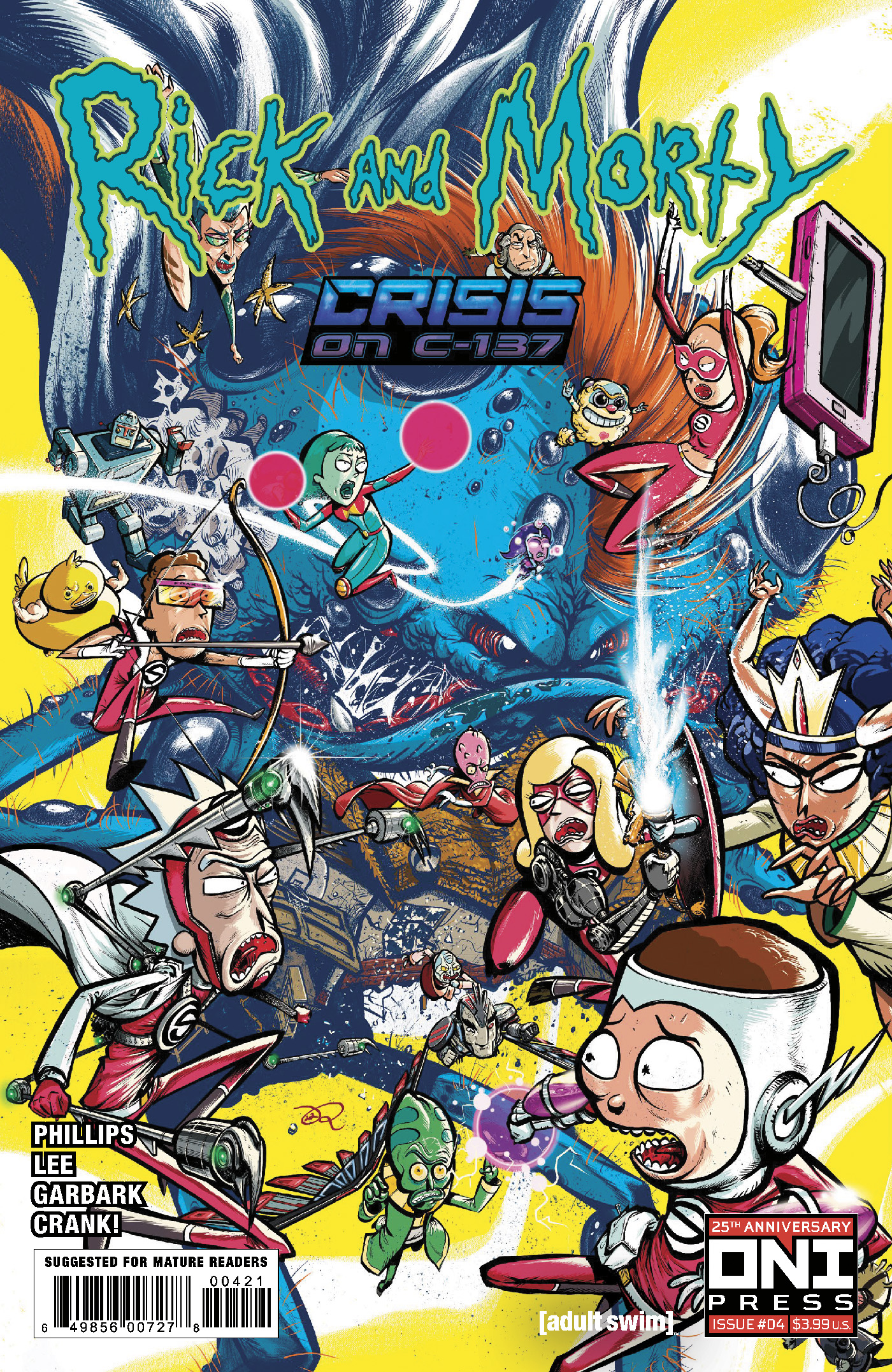 Rick and Morty Crisis On C 137 #4 Cover A Ryan Lee (Mature) (Of 4)