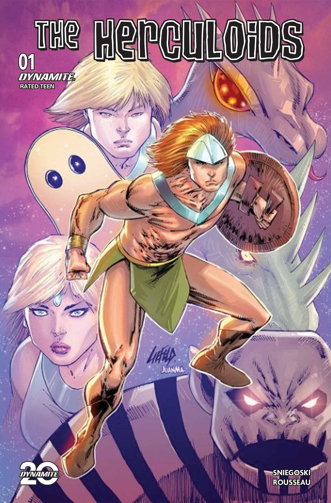 Herculoids #1 Cover ZC Liefeld Foil Trade Dress 