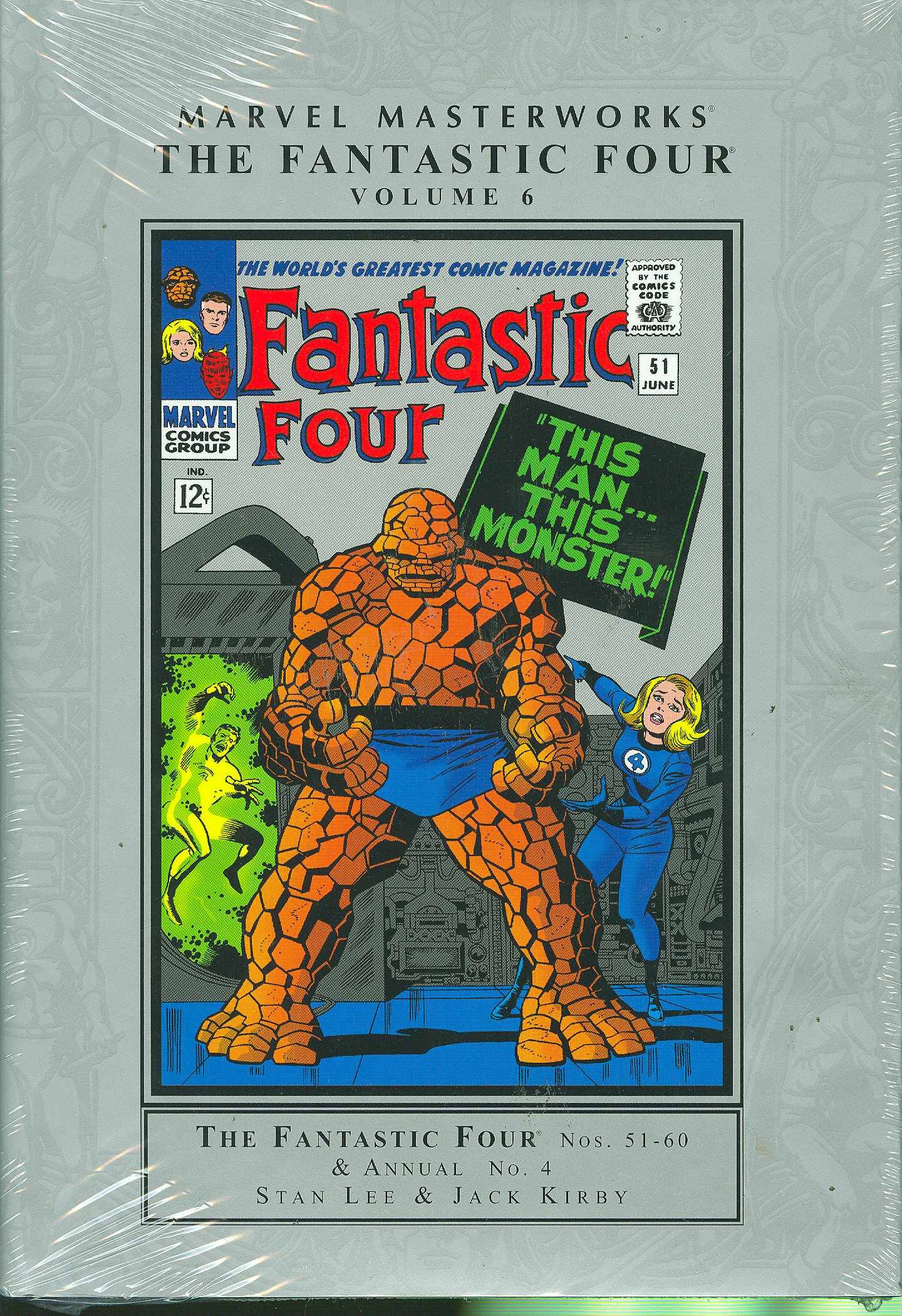 Marvel Masterworks Fantastic Four Hardcover Graphic Novel Volume 6 New Edition